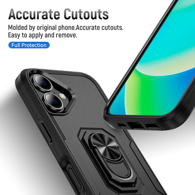 Coque robuste avec anneau pour iPhone 16 Plus Coque robuste avec anneau pour iPhone 16 Plus